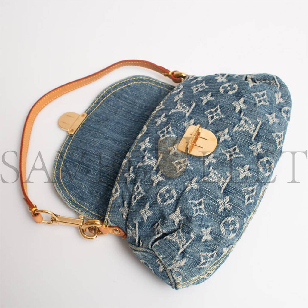 LOUIS VUITTON MONOGRAM DENIM  PLEATY M95050 (26*15*9cm)